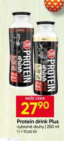 ZOTT Protein drink Plus vybrané druhy 250 ml 