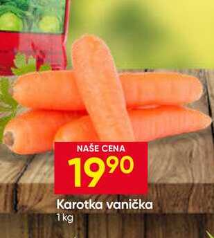 Karotka vanička 1 kg 