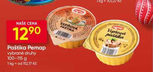 Pemap paštika vybrané druhy 100-115 g