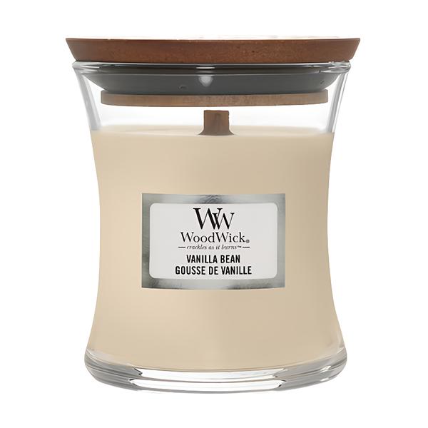 Wood Wick Vanilla Bean svíčka váza malá