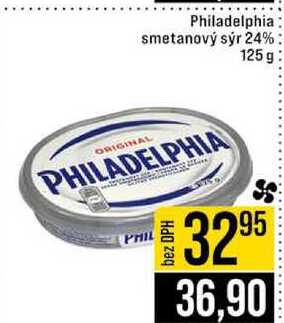 Philadelphia smetanový sýr 24% 125 g 