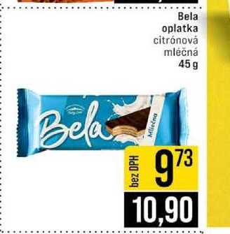 Bela oplatka citrónová mléčná 45g 