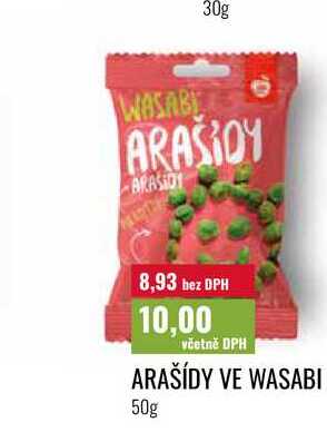 ARAŠÍDY VE WASABI 50g