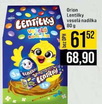 Orion Lentilky veselá nadílka 80 g