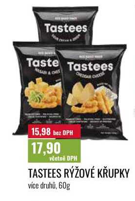 TASTEES RÝŽOVÉ KŘUPKY 60g 