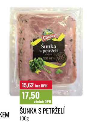 ŠUNKA S PETRŽELĺ 100g 