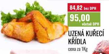 UZENÁ KUŘECÍ KŘÍDLA cena za 1Kg 