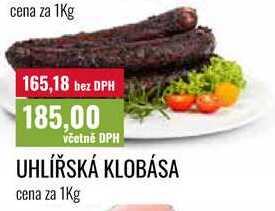 UHLÍŘSKÁ KLOBÁSA cena za 1Kg 