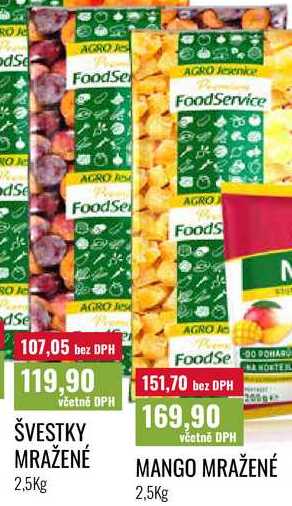 ŠVESTKY MRAŽENÉ 2,5Kg