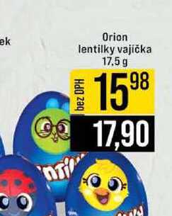 Orion lentilky vajíčka 17.5 g