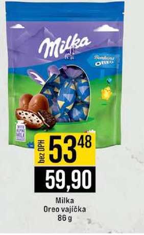 Milka Oreo vajíčka 86 g 
