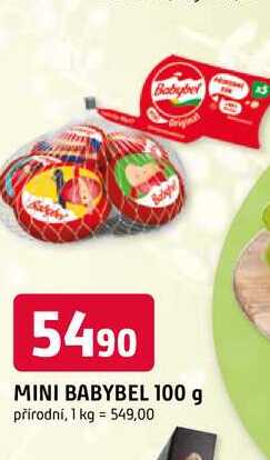 MINI BABYBEL 100 g přírodní 