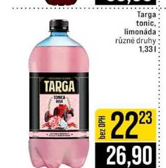 Targa tonic limonáda různé druhy 1,33l