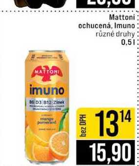 Mattoni ochucená, Imuno různé druhy 0,5l