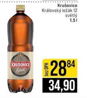 Krušovice Královský ležák 12 světlý 1.5l