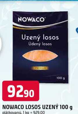 NOWACO LOSOS UZENÝ 100 g plátkovaný
