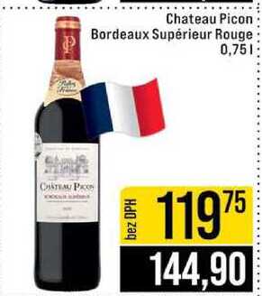 Chateau Picon Bordeaux Supérieur Rouge 0,75l