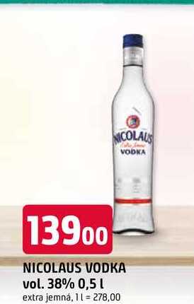 Nicolaus Extra jemná vodka 500ml