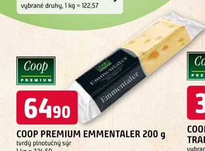 COOP PREMIUM EMMENTALER 200 g
