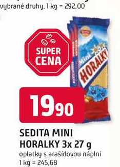 SEDITA MINI HORALKY 3x 27 g 