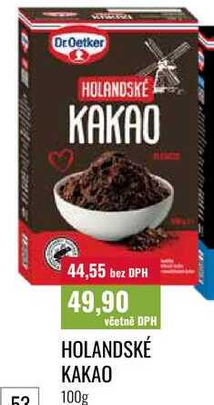HOLANDSKÉ KAKAO 100g 