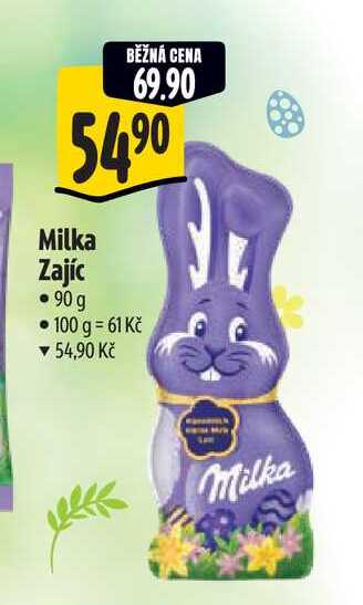  Milka Zajíc 90 g  