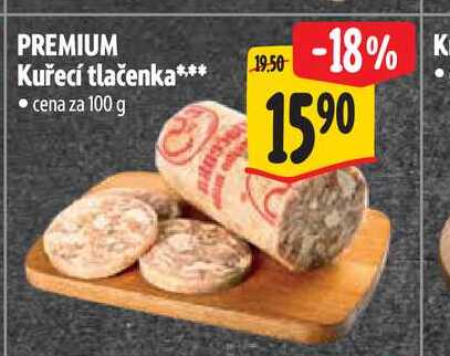 PREMIUM Kuřecí tlačenka 100 g