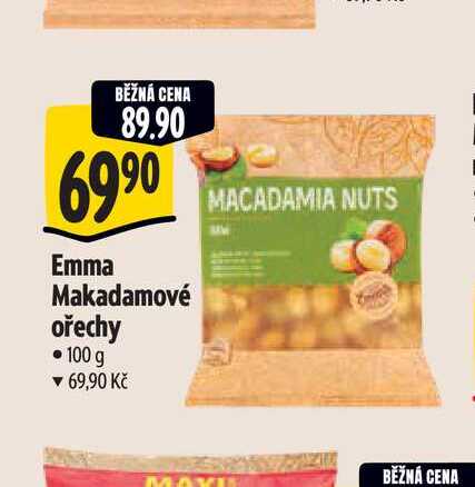   Emma Makadamové ořechy 100 g 