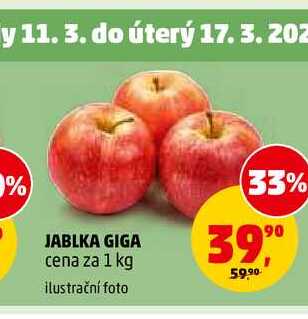 JABLKA GIGA, 1 kg