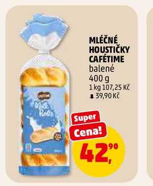 MLÉČNÉ HOUSTIČKY CAFÉTIME, 400 g
