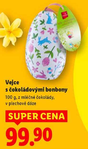 Vejce s čokoládovými bonbony, 100 g
