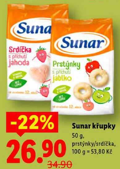 Sunar křupky, 50 g
