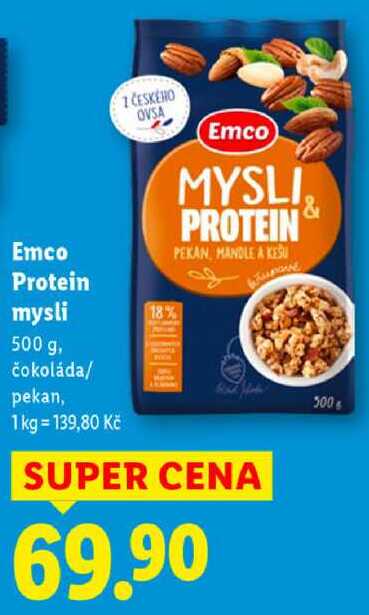 Emco Protein mysli, 500 g