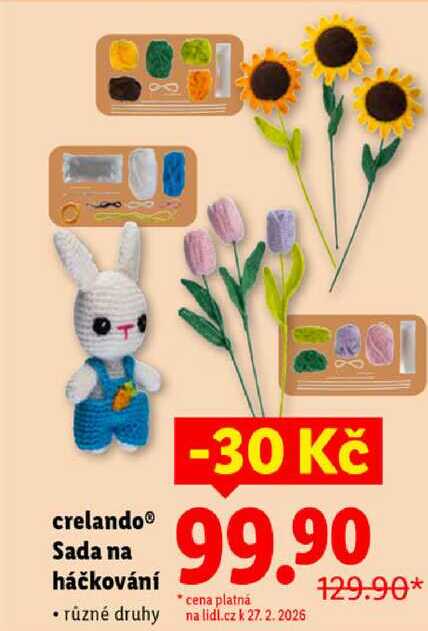 crelando® Sada na háčkování 