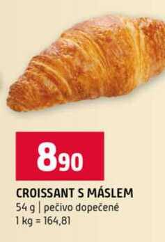 CROISSANT S MÁSLEM 54 g pečivo dopečené