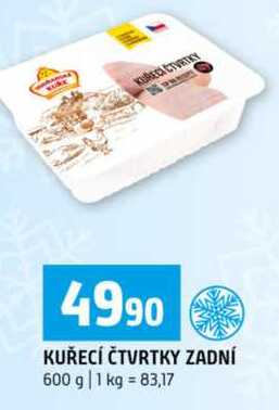 KUŘECÍ ČTVRTKY ZADNÍ 600 g  