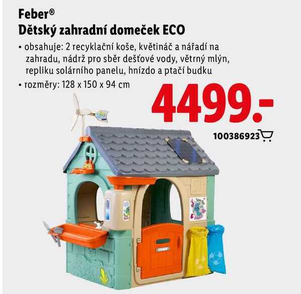 Feber® Dětský zahradní domeček ECO 
