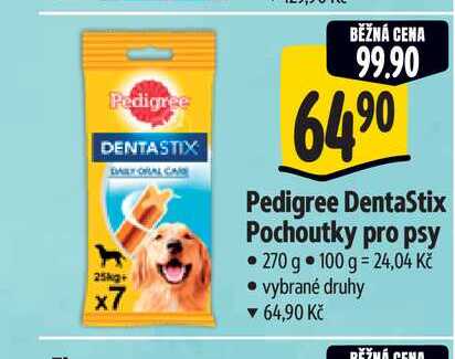   Pedigree Dentastix Pochoutky pro psy 270 g  