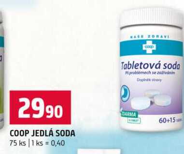COOP JEDLÁ SODA 75 ks