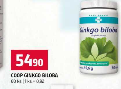 COOP GINKGO BILOBA 60 ks