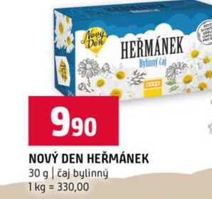 NOVÝ DEN HEŘMÁNEK 30 g čaj bylinný 