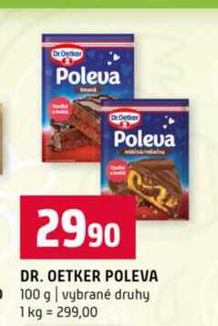 DR. OETKER POLEVA 100 g vybrané druhy 