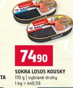 SOKRA LOSOS KOUSKY 170 g vybrané druhy