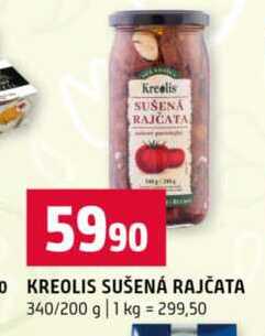 KREOLIS SUŠENÁ RAJČATA 340/200 g