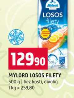 MYLORD LOSOS FILETY 500 g bez kostí, divoký