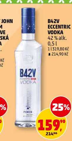 B42V ECCENTRIC VODKA, 0,5 l