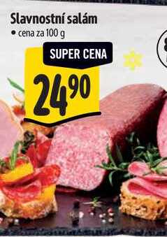 Slavnostní salám, cena za 100 g 