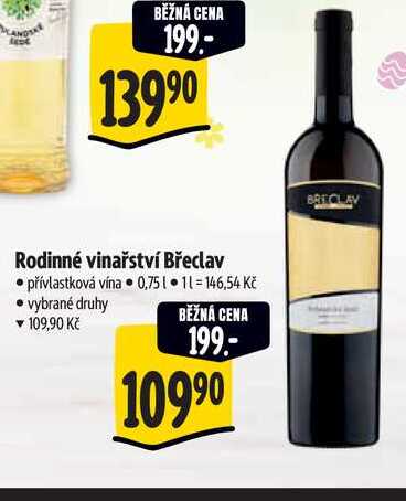  Rodinné vinařství Břeclav 0,75 l