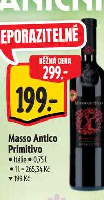   Masso Antico Primitivo  0,75 l