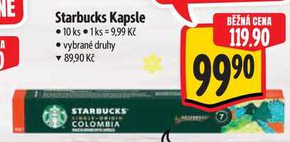 Starbucks Kapsle, 10 ks 